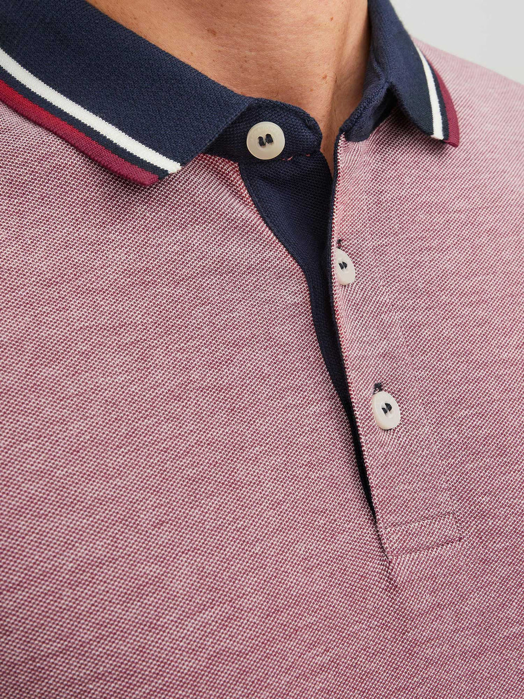 JACK & JONES Тениска JJEPAULOS POLO SS NOOS