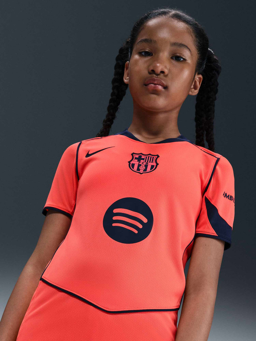 NIKE Тениска FCB Y NK DF JSY SS STAD 3R 25/26