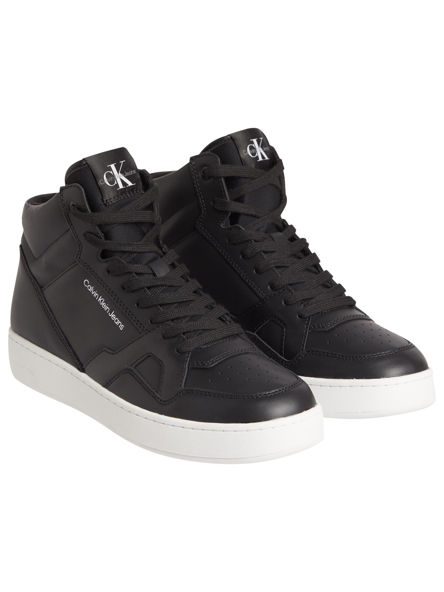 Calvin Klein Jeans Обувки BASKET CUPS LACEUP HIGH LTH-PU