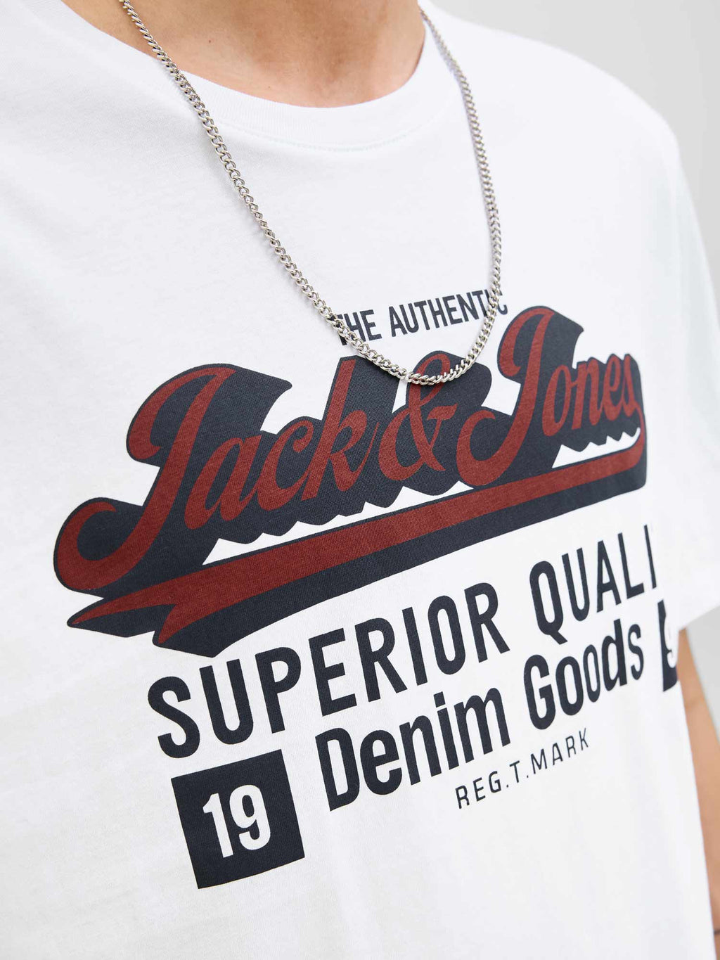 JACK & JONES Тениска JJELOGO TEE SS O-NECK 2 COL AW25 SN