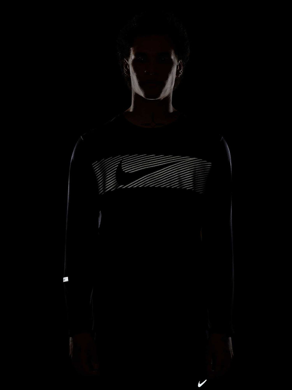NIKE Блуза M NK DF UV MILER TOP LS FLASH