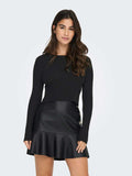 ONLY Пуловер ONLMEDDI LS RIB CROP O-NECK CC KNT