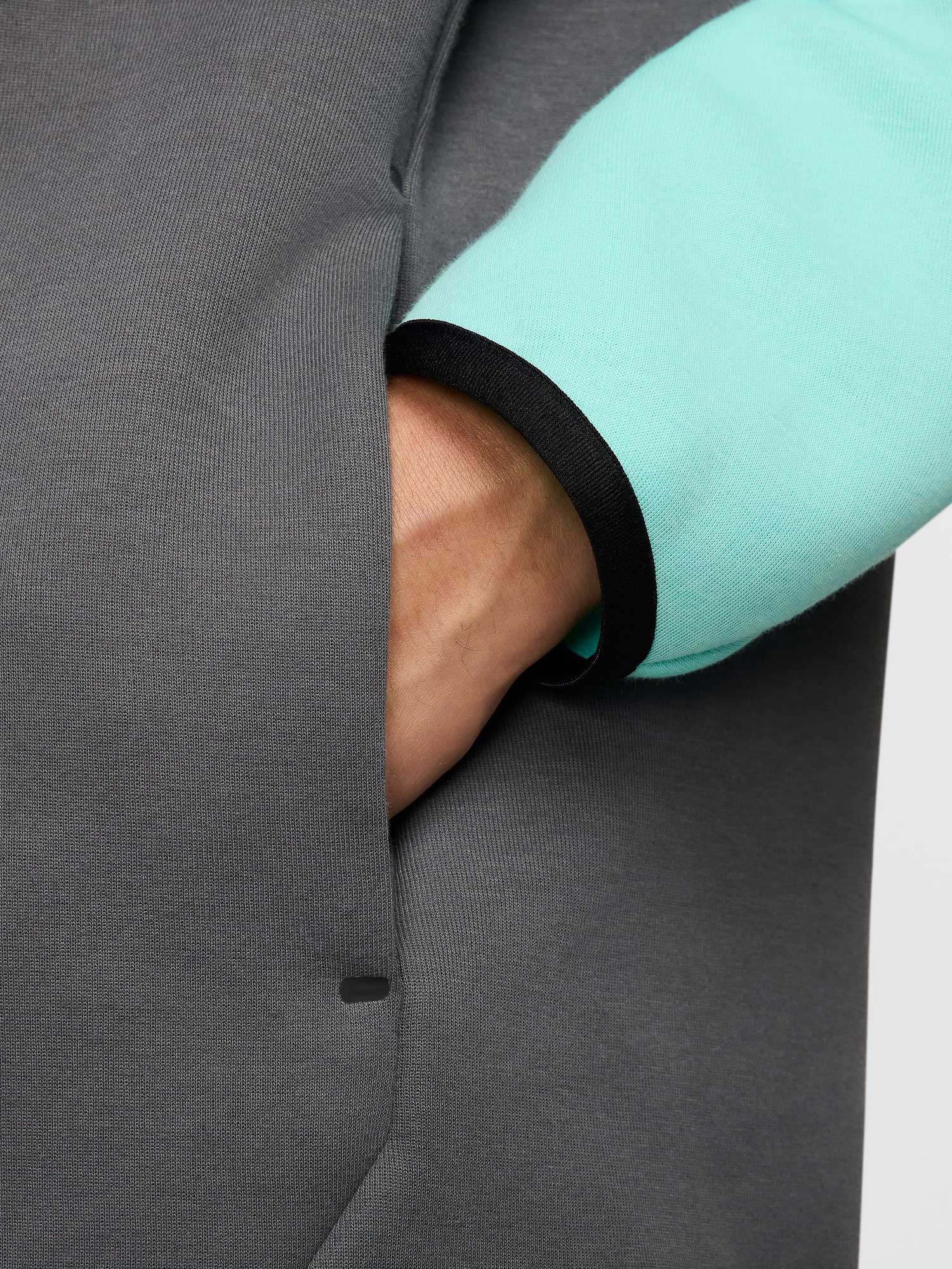 NIKE Суитшърт M NK TECH FLC FZ WR HOODIE