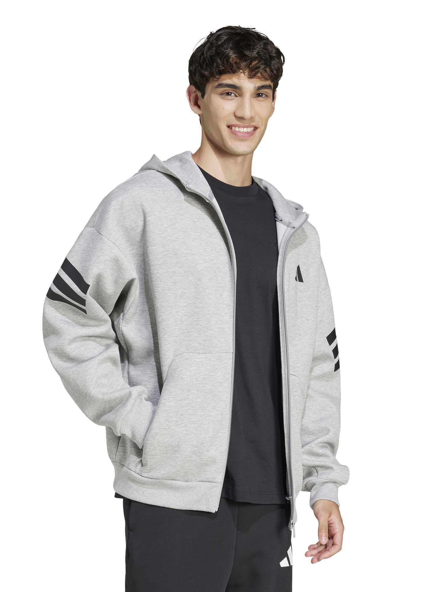 ADIDAS SPORTSWEAR Суитшърт Future Icons 3-Stripes Full-Zip Hoodie