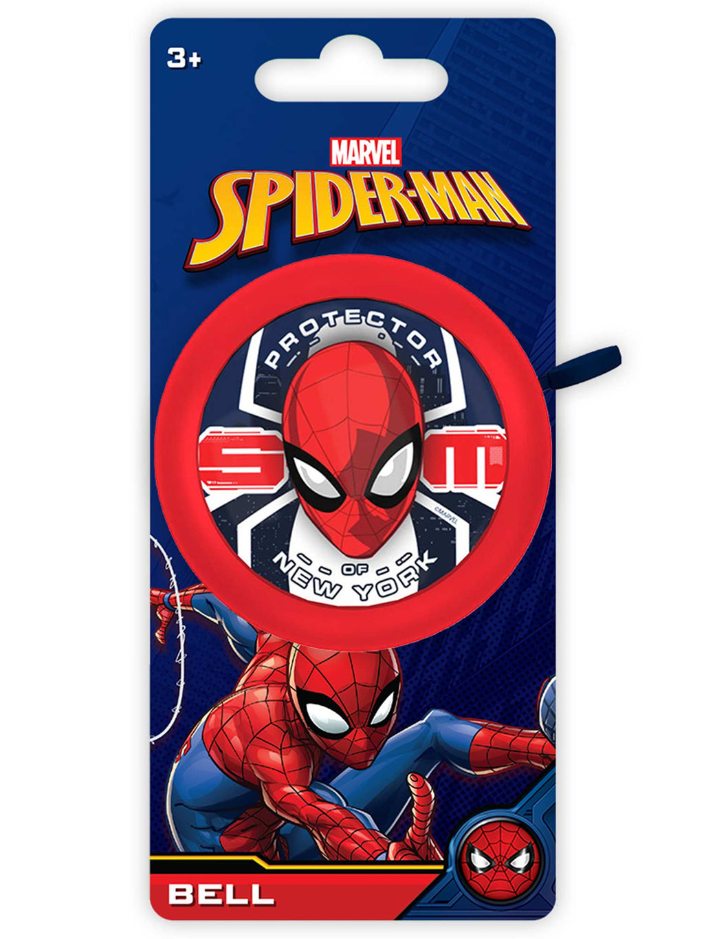 KIDS MOVIE HEROES Метален звънец SPIDER MAN