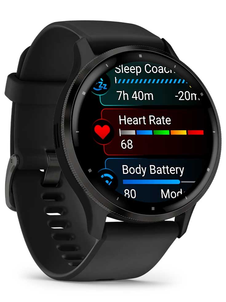 GARMIN GPS Смарт часовник Venu 3 WiFi, кожена каишка
