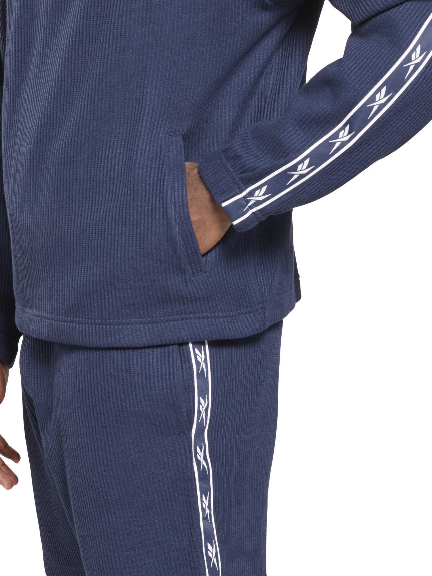 REEBOK Блуза Identity Vector Tape Waffle 1/4 Zip Top