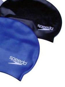 SPEEDO Плувна шапка PLAIN FLAT SILICONE CAP JUNIOR TEAM