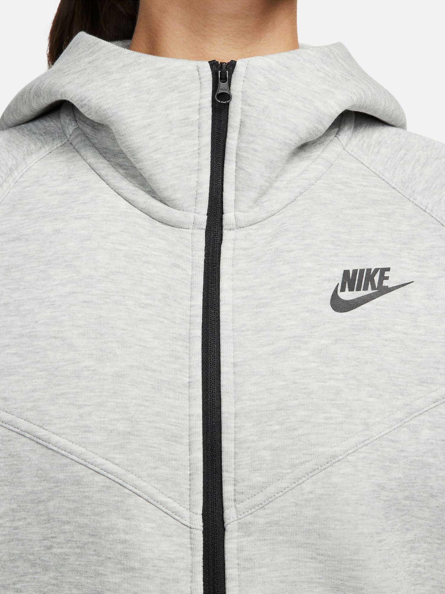 NIKE Суитшърт W NSW TCH FLC WR FZ HDY