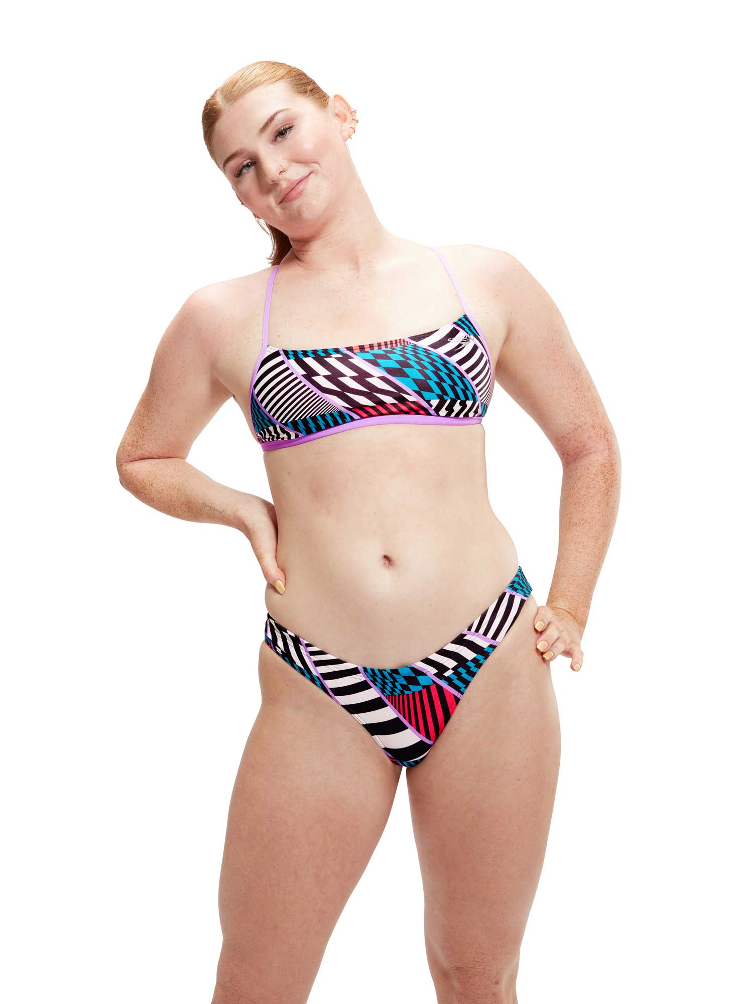 SPEEDO Бански долнище WOMENS ALLOVER DIGITAL HIPSTER BRIE