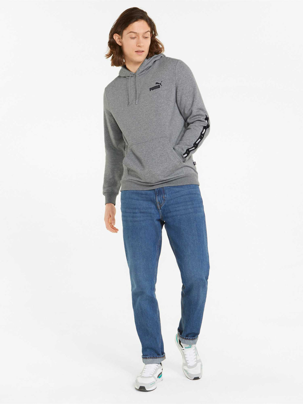 PUMA Суитшърт ESS+ Tape Hoodie FL