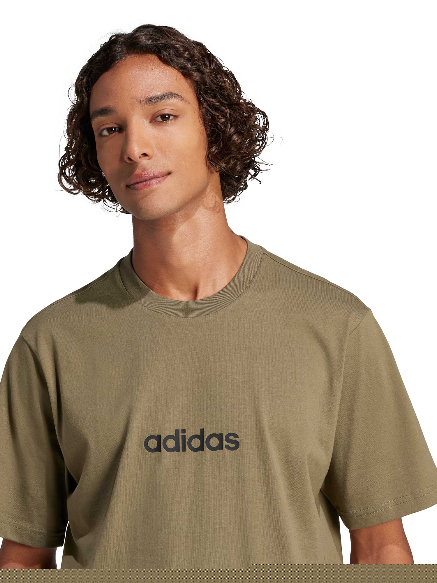 ADIDAS SPORTSWEAR Тениска Essentials Linear Single Jersey Tee
