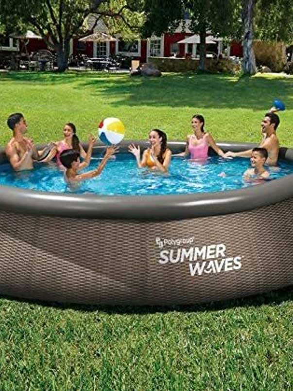 SUMMER WAVES Басейн имитация РАТАН 366х76см