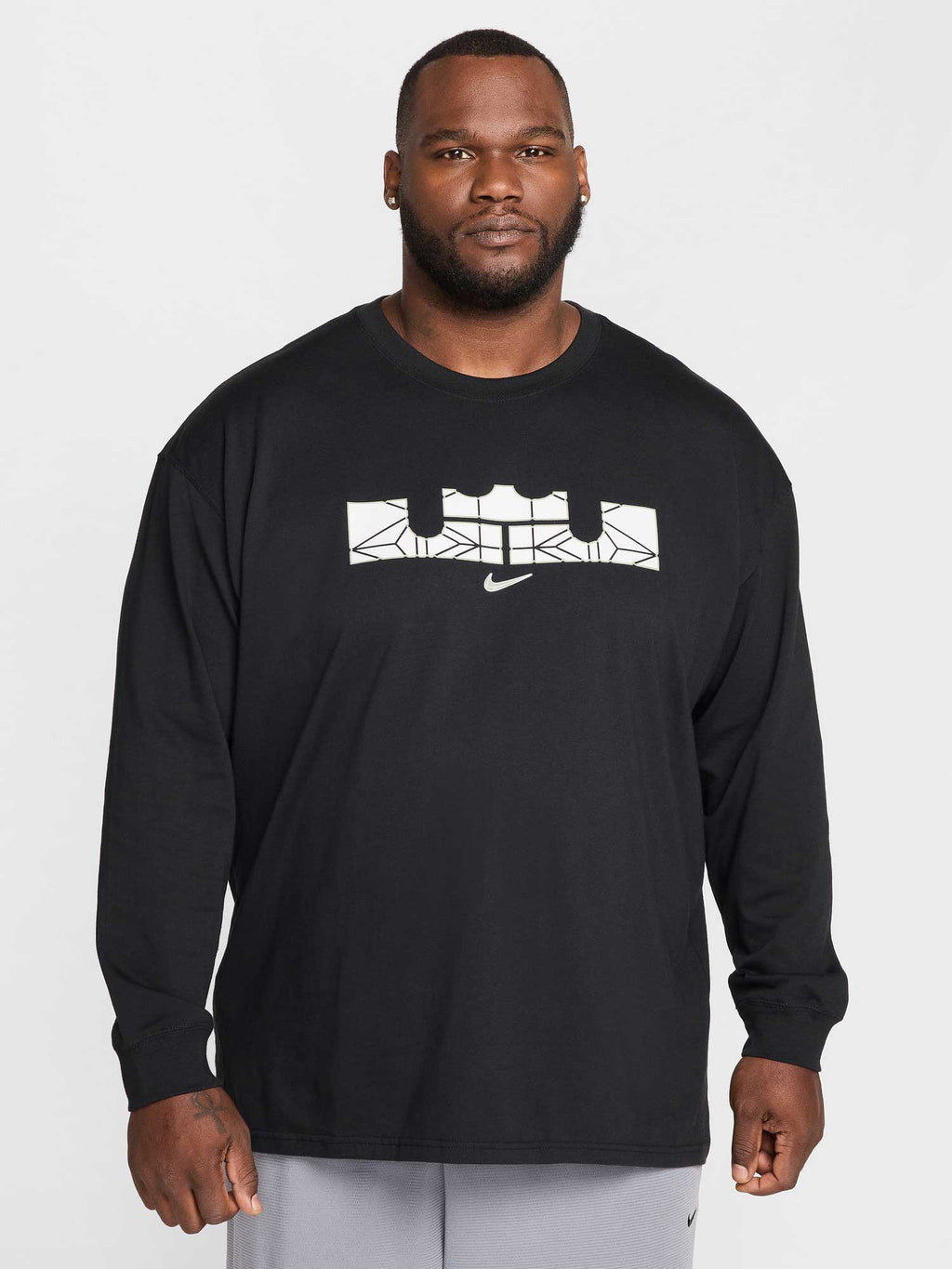 NIKE Блуза LEBRON M NK TEE LS M90