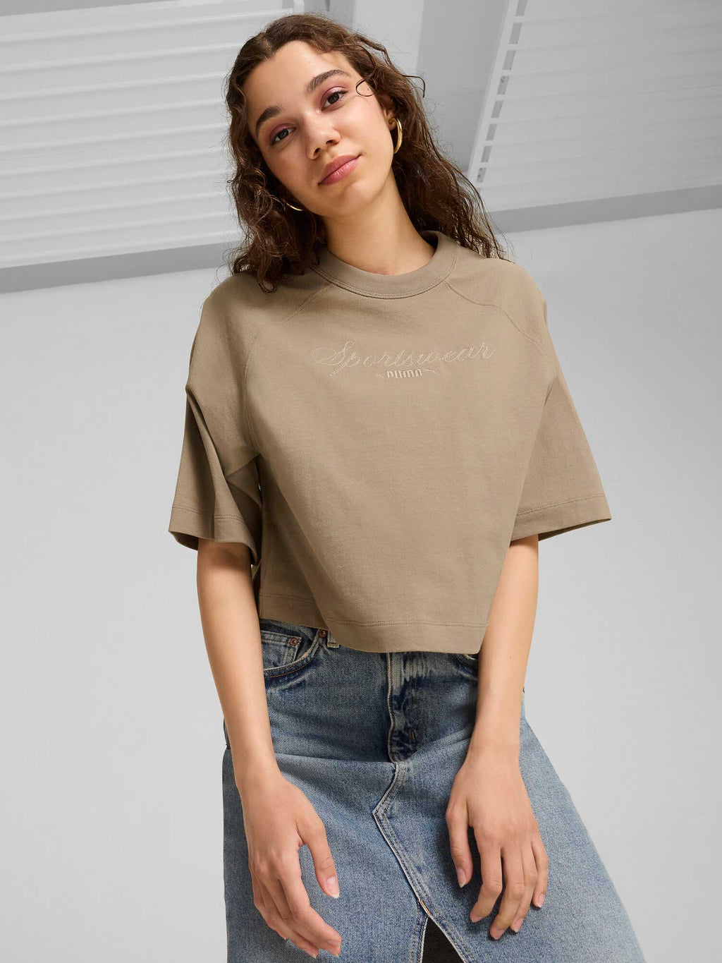 PUMA Тениска CLASSICS + Oversized Tee