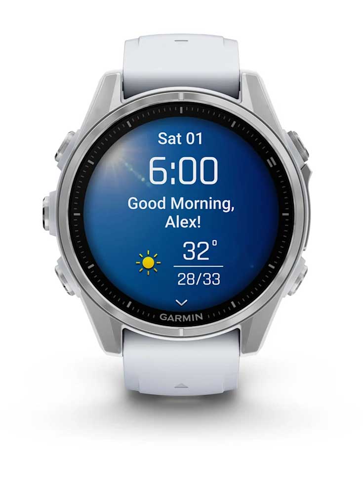 GARMIN GPS Смарт часовник Fenix 8 AMOLED с кожена каишка