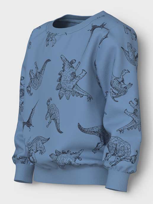 NAME IT Блуза NMMVIFELIX LS LOOSE SWEAT UNB