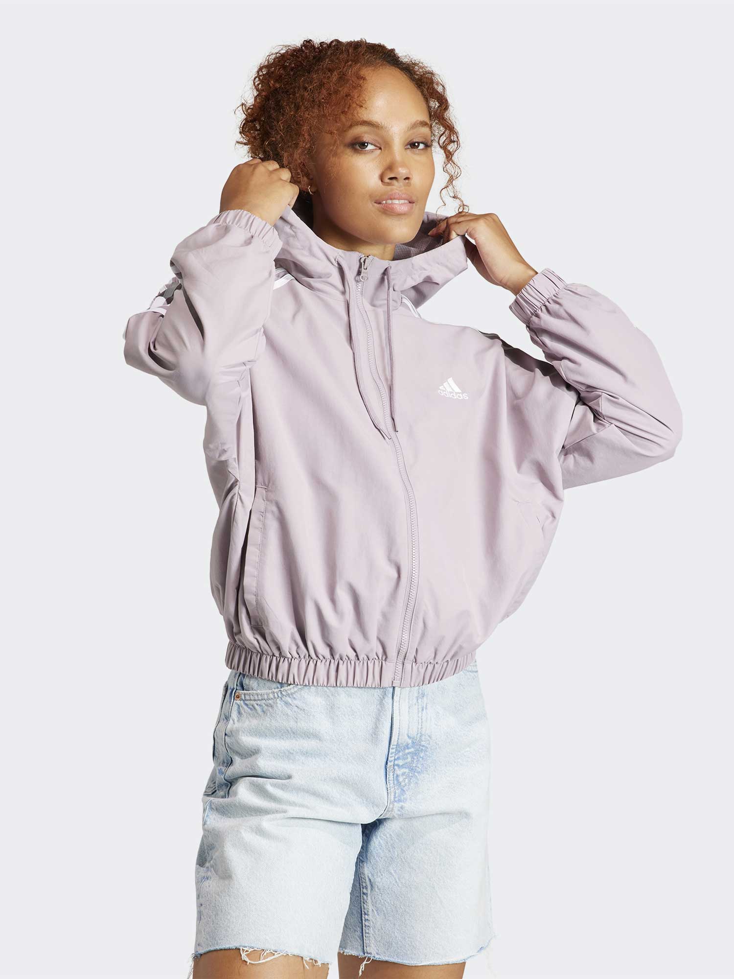ADIDAS SPORTSWEAR Ветровка Essentials 3-Stripes Woven Windbreaker