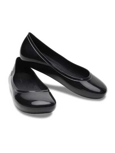CROCS Обувки BROOKLYN HIGH SHINE FLAT 209661