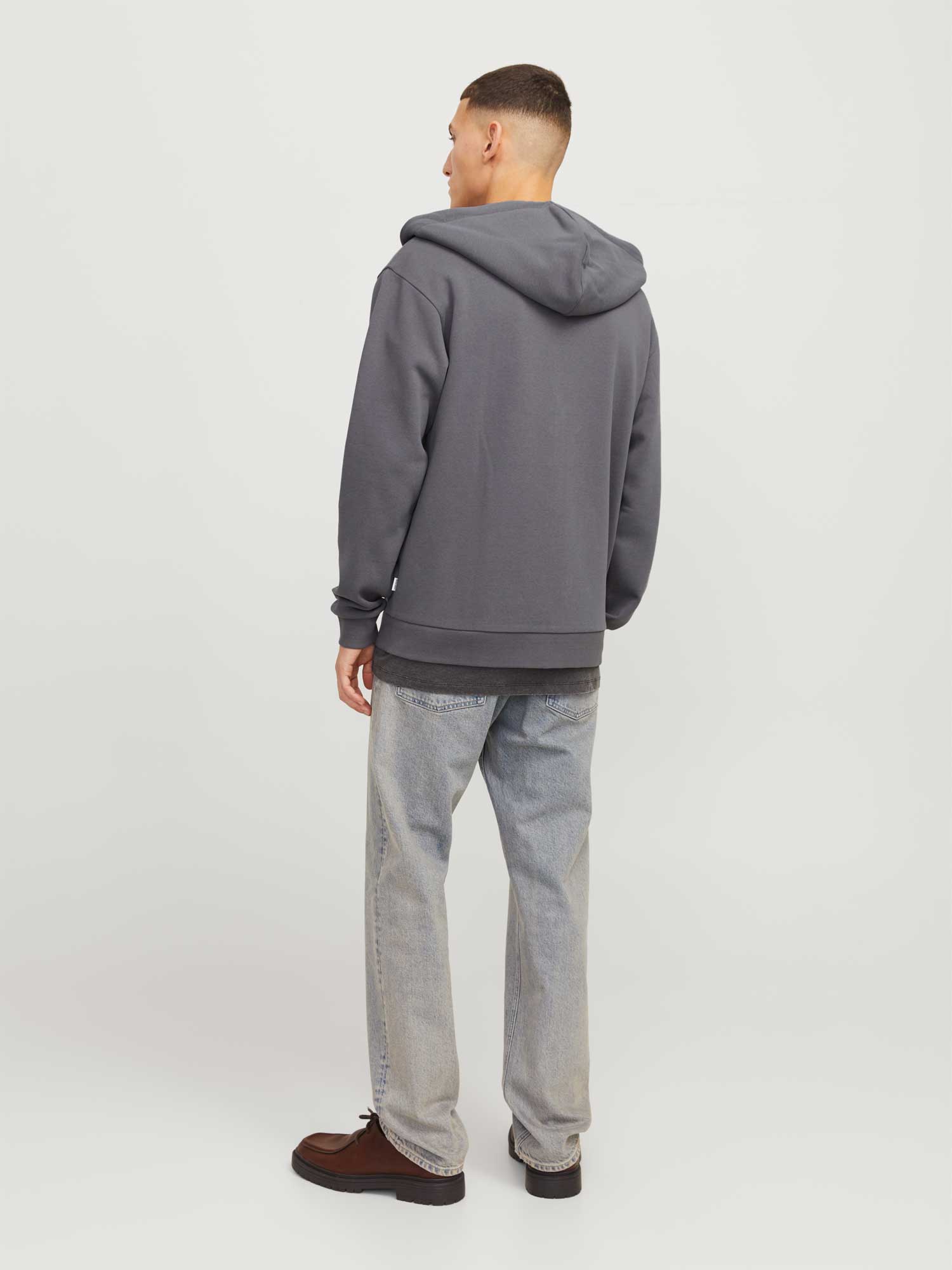 JACK & JONES Суитшърт JJEBRADLEY SWEAT ZIP HOOD NOOS