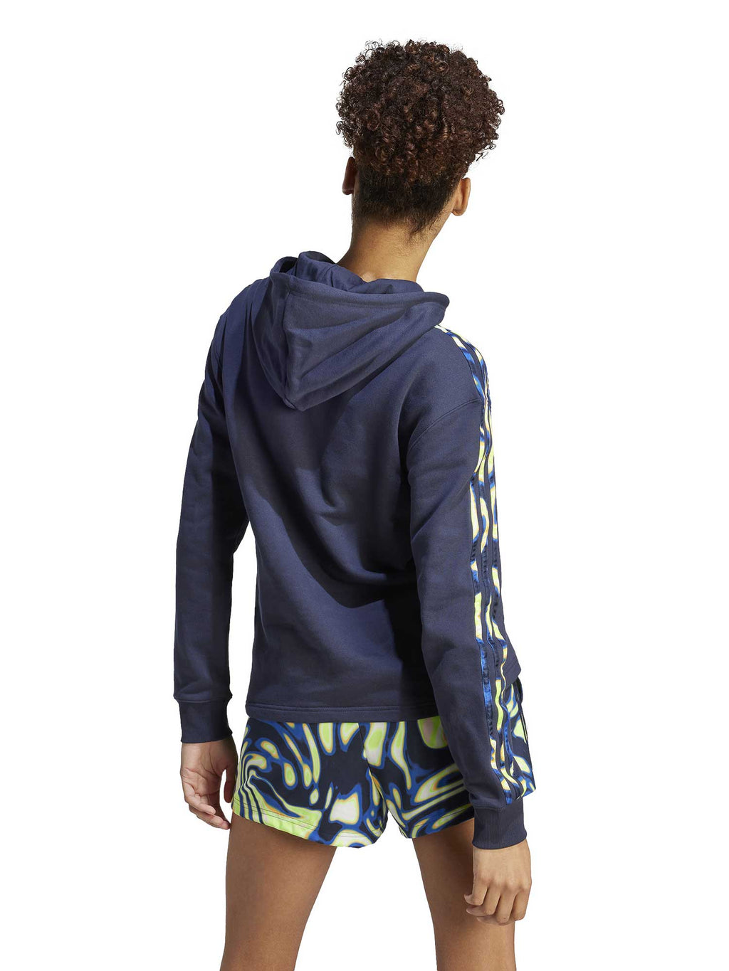 ADIDAS SPORTSWEAR Суитшърт Vibrant Print 3-Stripes Hoodie