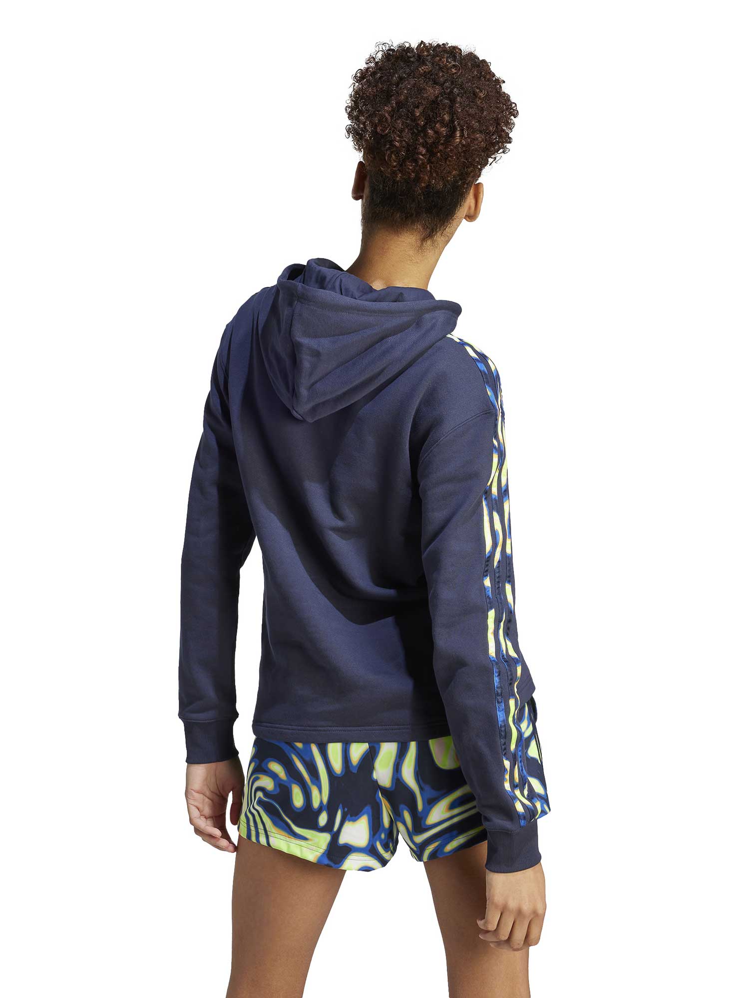 ADIDAS SPORTSWEAR Суитшърт Vibrant Print 3-Stripes Hoodie
