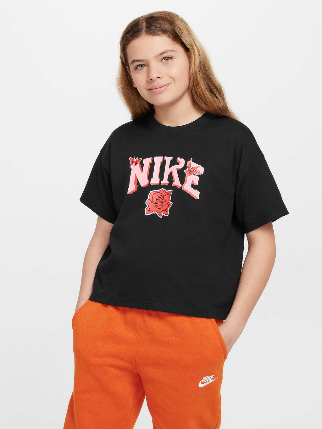 NIKE Тениска G NSW TEE BOXY VRZTY
