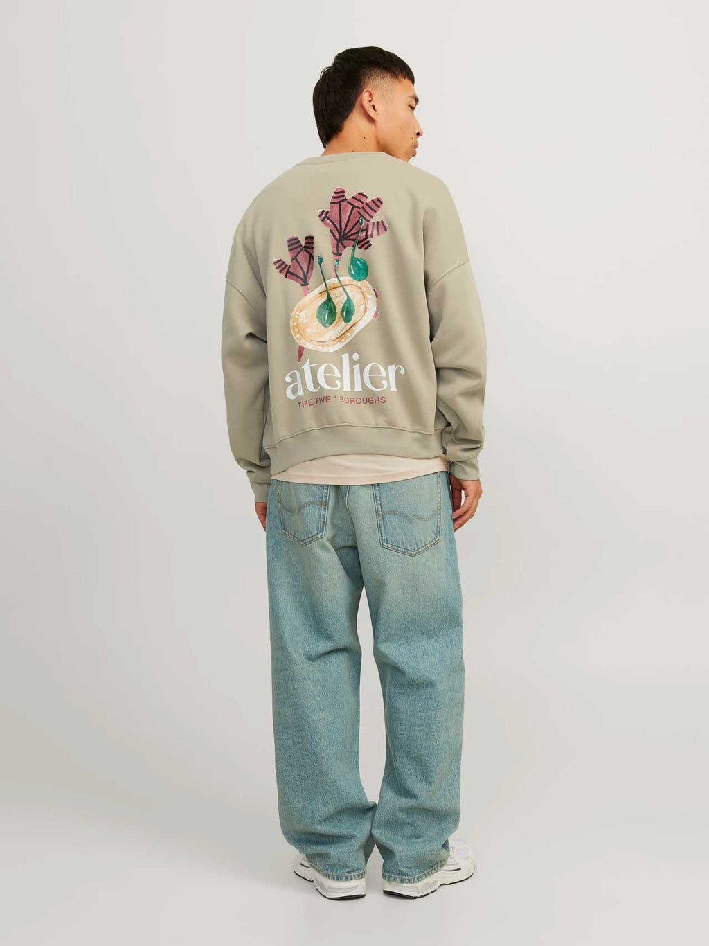 JACK & JONES Блуза JORBROOKLYN GRAPHIC SWEAT CREW NECK LN