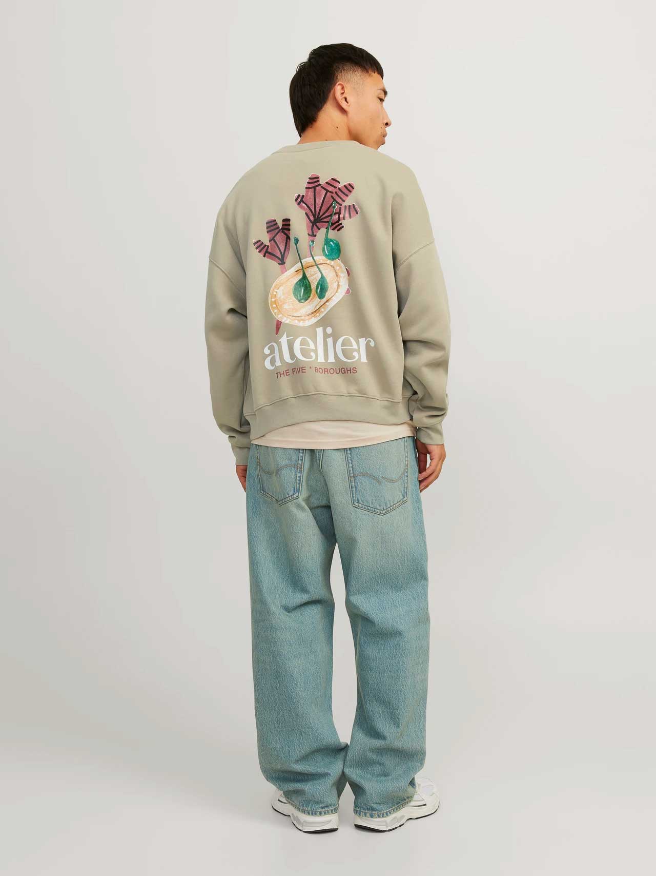 JACK & JONES Блуза JORBROOKLYN GRAPHIC SWEAT CREW NECK LN