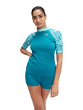 SPEEDO Цял бански WOMENS PRINTED ASYMETRIC