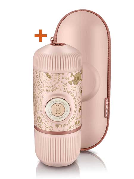 WACACO Кафемашина Nanopresso Classic + калъф, Souls Pink