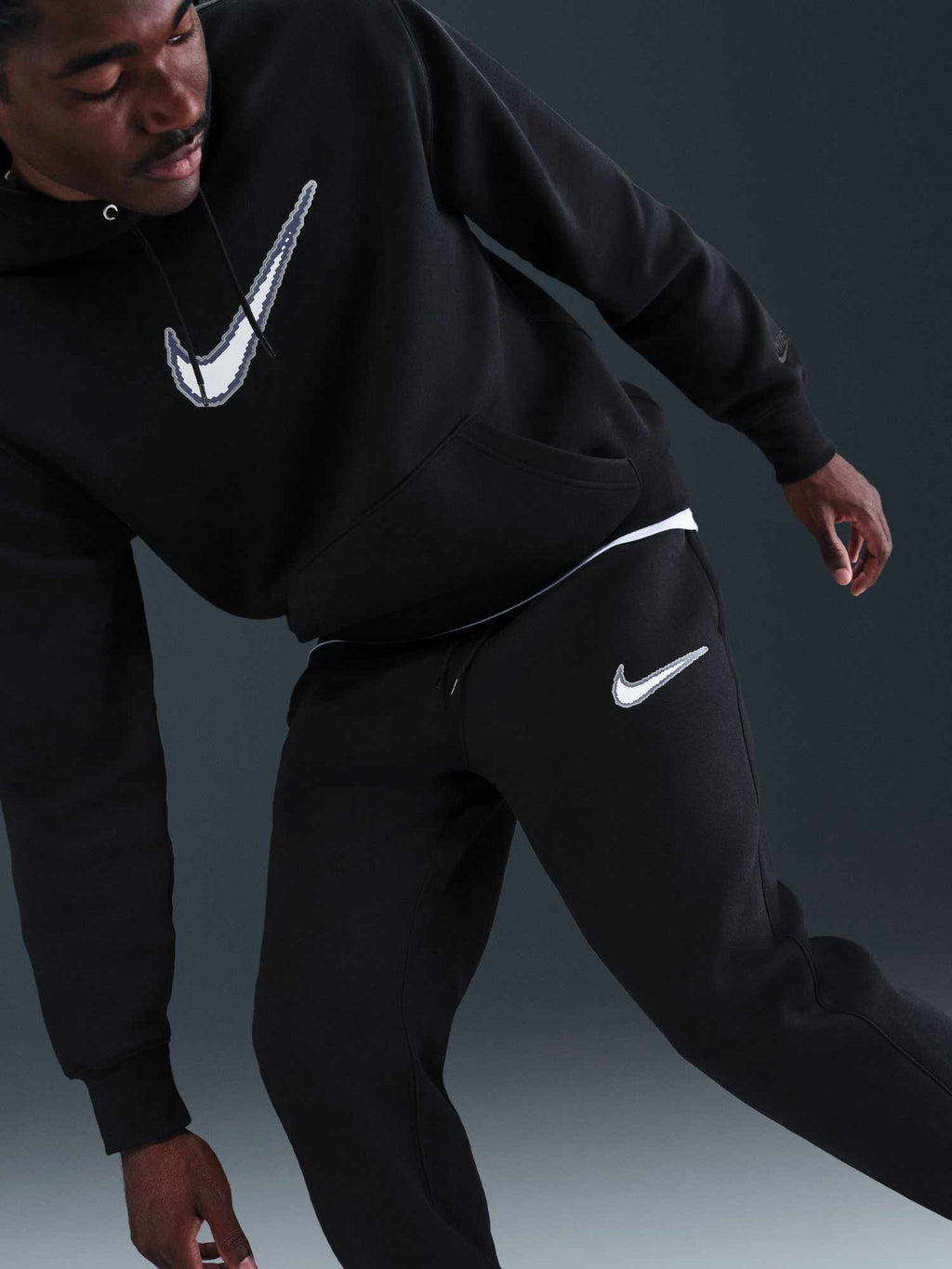 NIKE Спортно долнище M NK CLUB BB JGGR NEO VARSITY