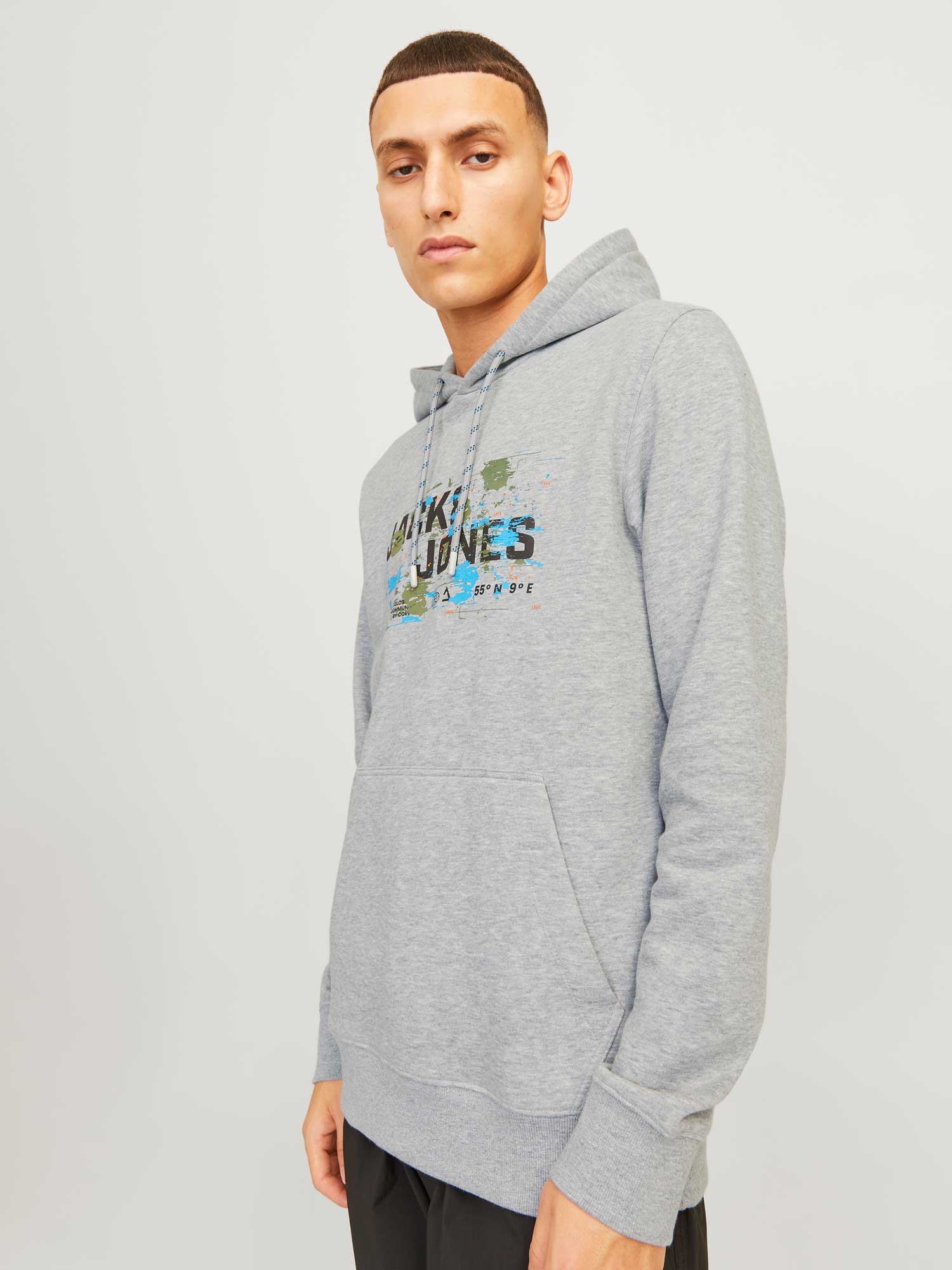 JACK & JONES Суитшърт JCOOUTDOOR LOGO SWEAT HOOD SN