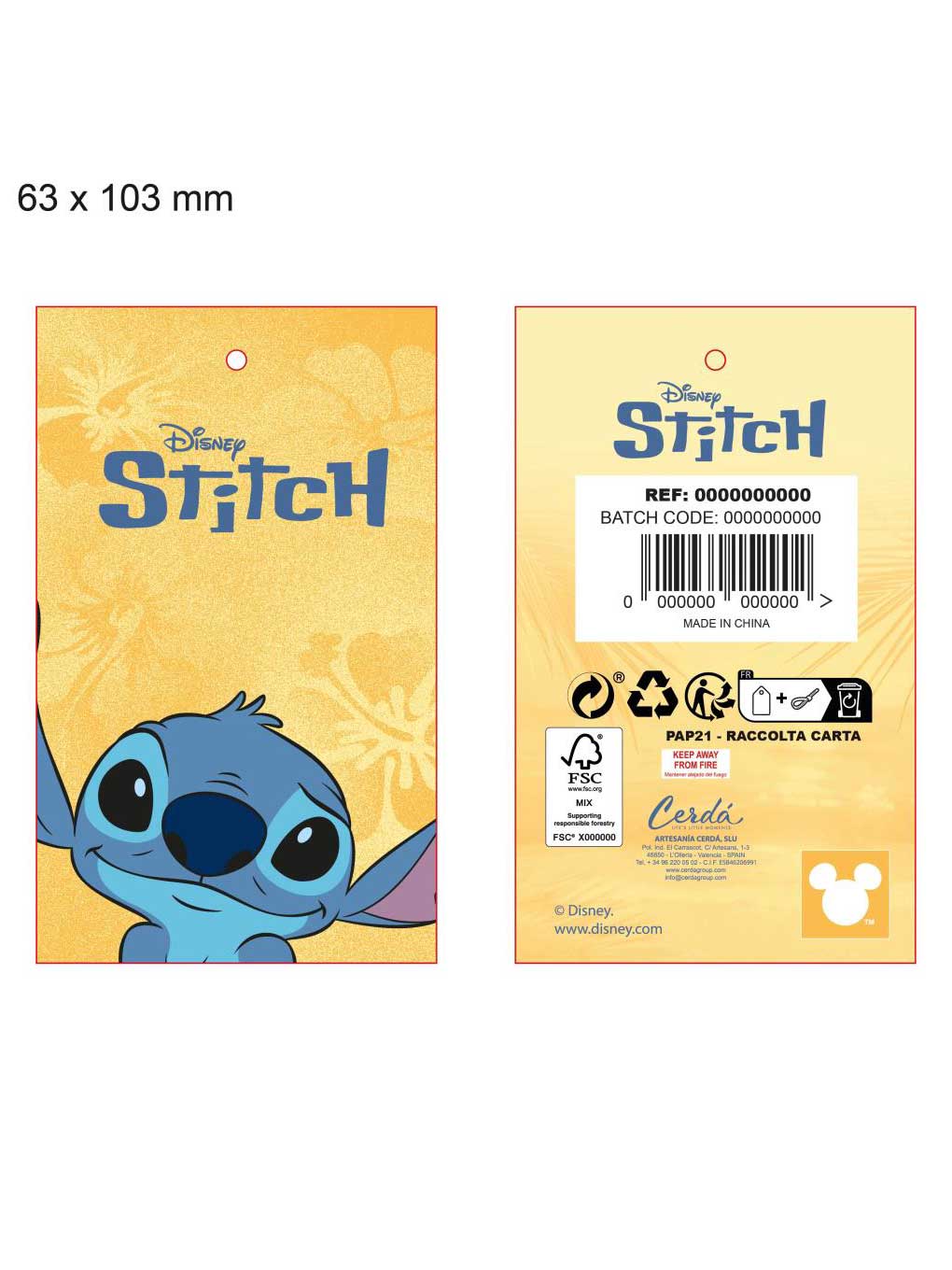 CERDA Шапка STITCH