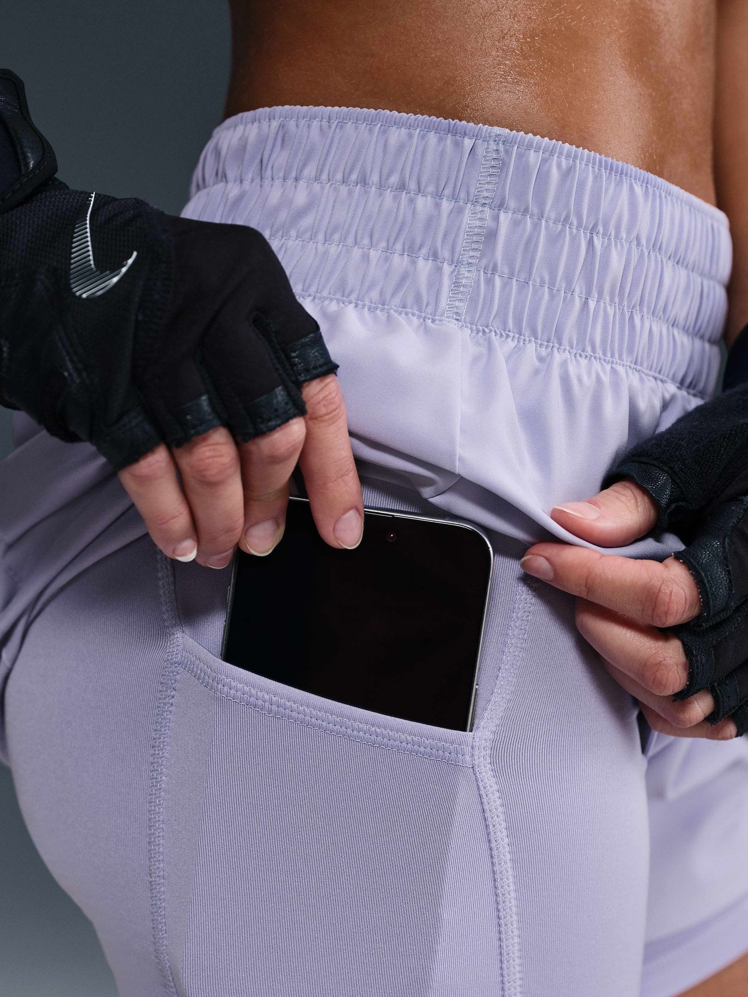 NIKE Къси панталони W NK ONE DF MR 3IN 2N1 SHORT