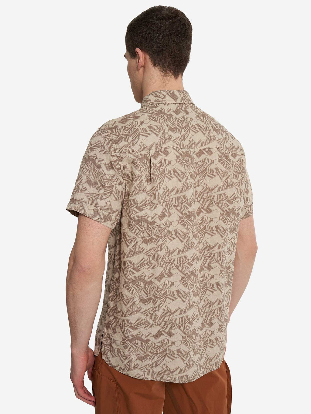 CORDILLERO Риза Travel Male SS Shirt AOP linen