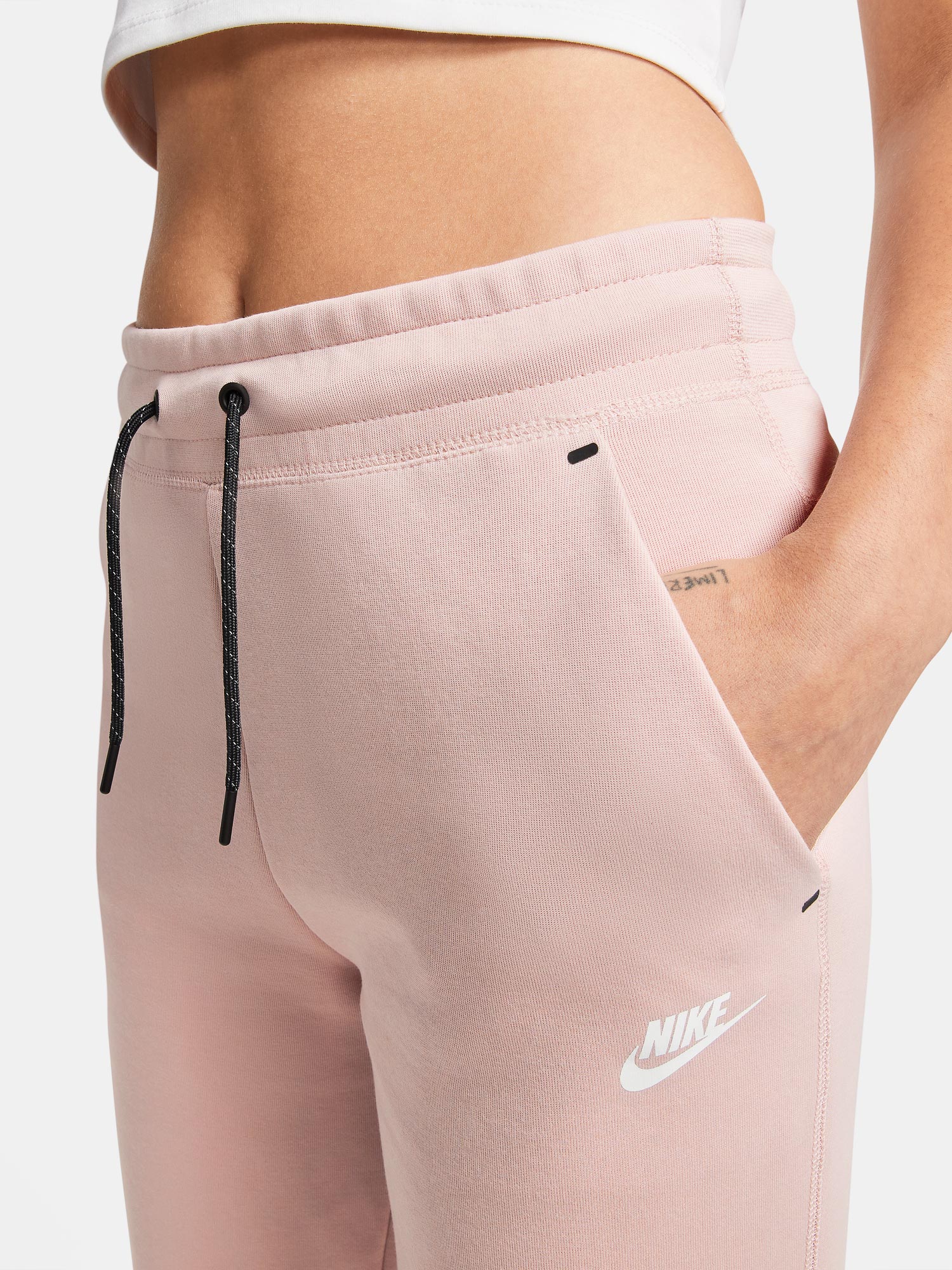 NIKE Спортно долнище W TCH FLC ESSNTL HR PNT