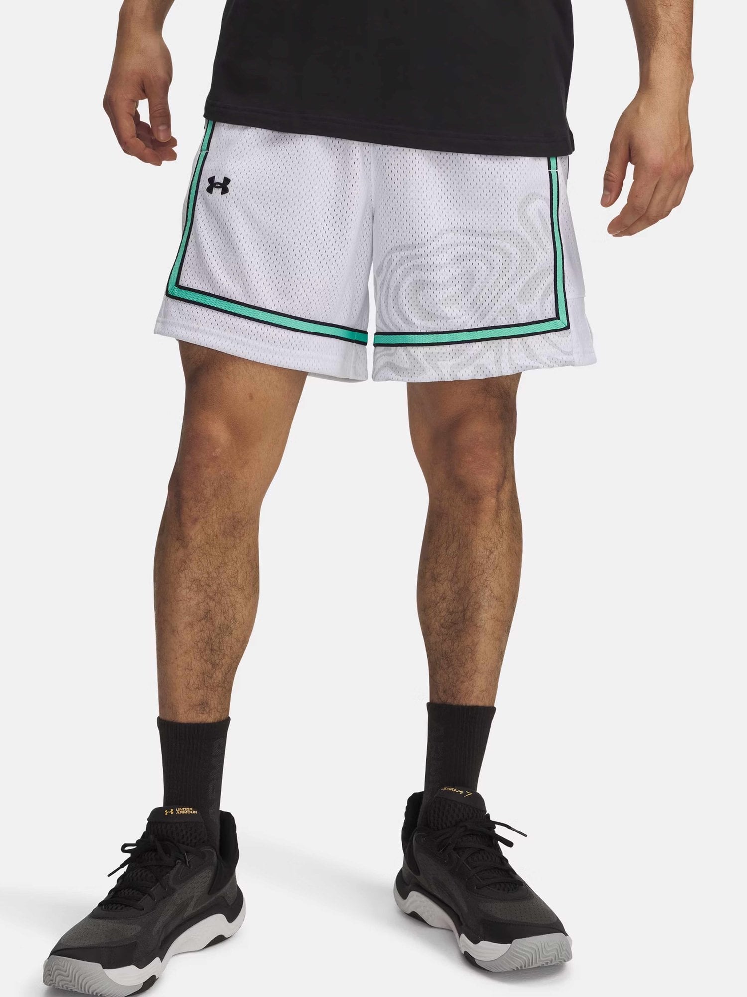 UNDER ARMOUR Къси панталони Zone Pro 7 Mesh Shrt Prntd