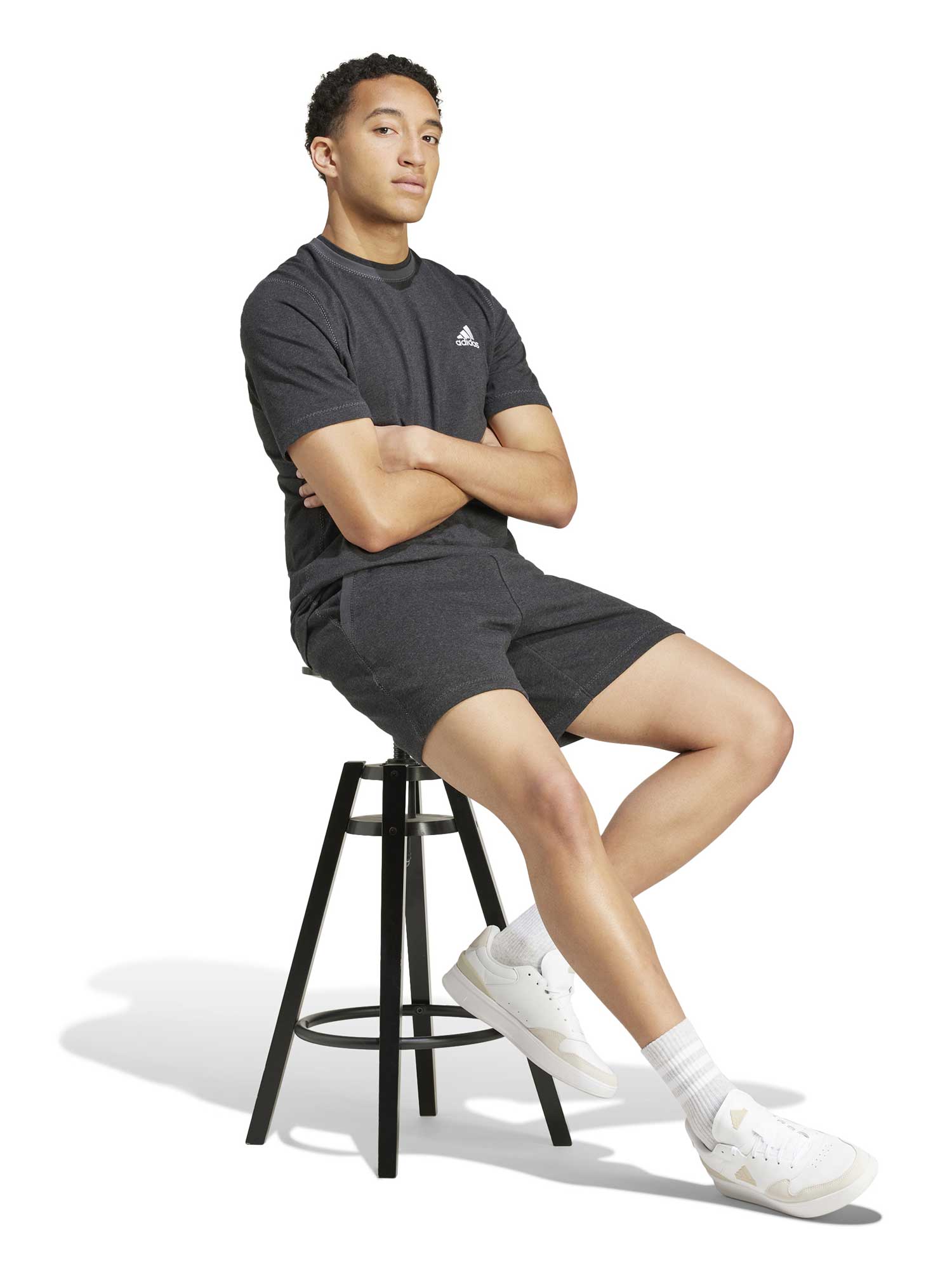 ADIDAS SPORTSWEAR Тениска Seasonal Essentials Melange T-Shirt