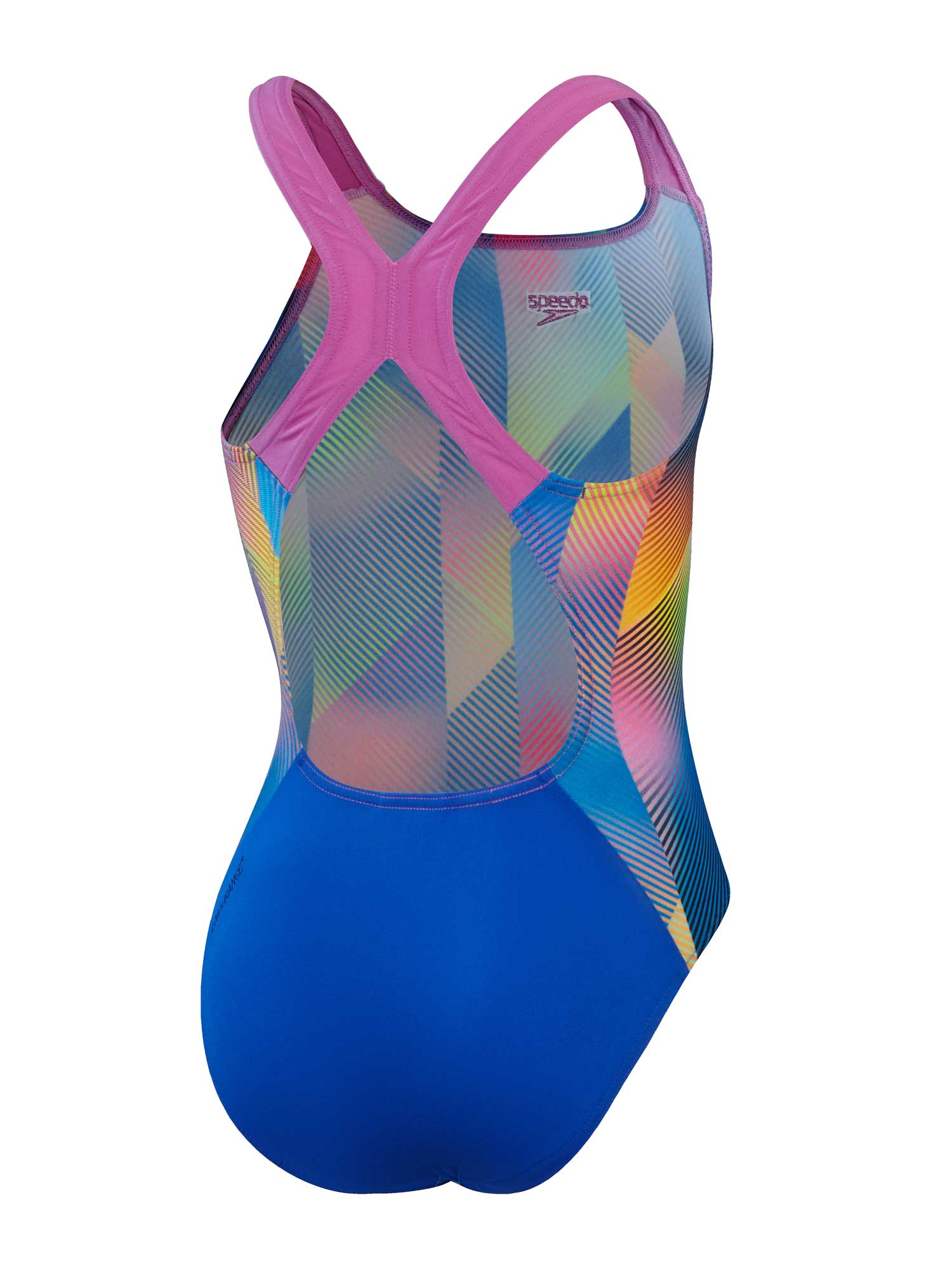 SPEEDO Цял бански GIRLS DIGITAL ALLOVER POWERBACK