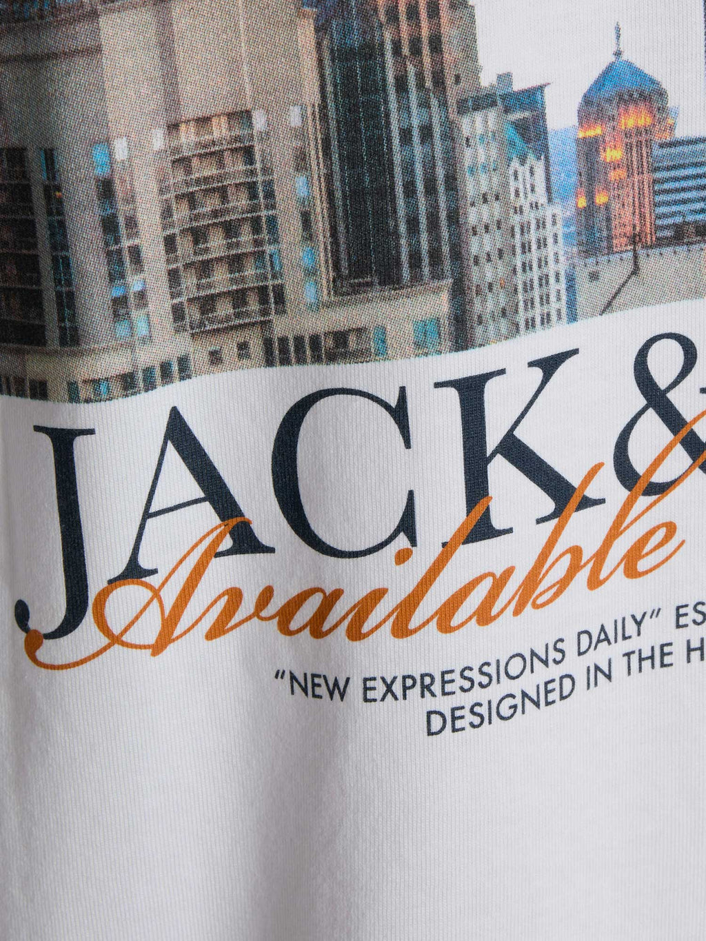 JACK & JONES Тениска JORBOSTON PHOTO TEE SS CREW NECK