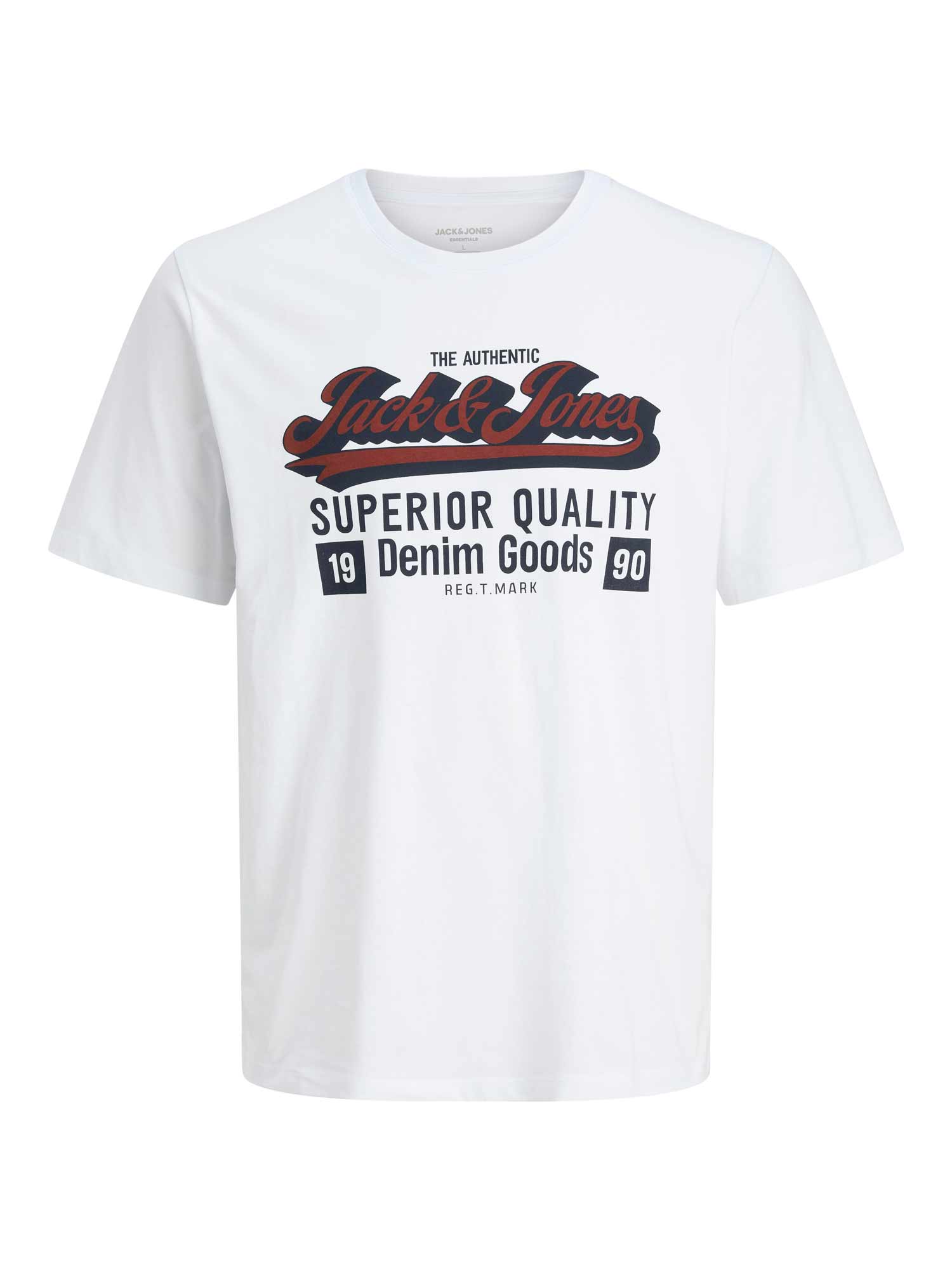 JACK & JONES Тениска JJELOGO TEE SS O-NECK 2 COL AW25 SN