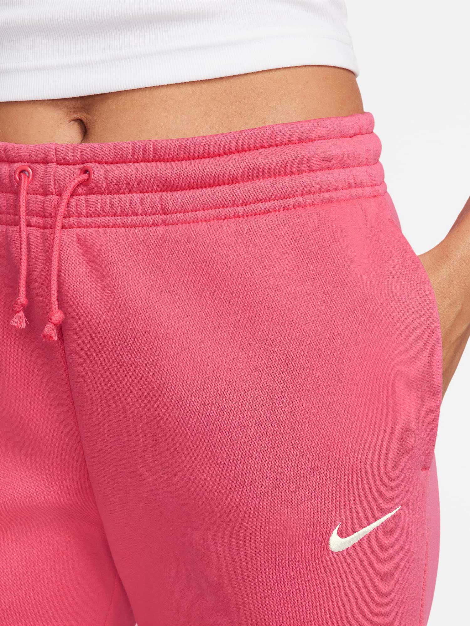 NIKE Спортно долнище W NSW PHNX FLC MR PANT STD