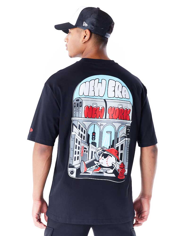 NEW ERA Тениска NE CITY GRAPHIC OS TEE