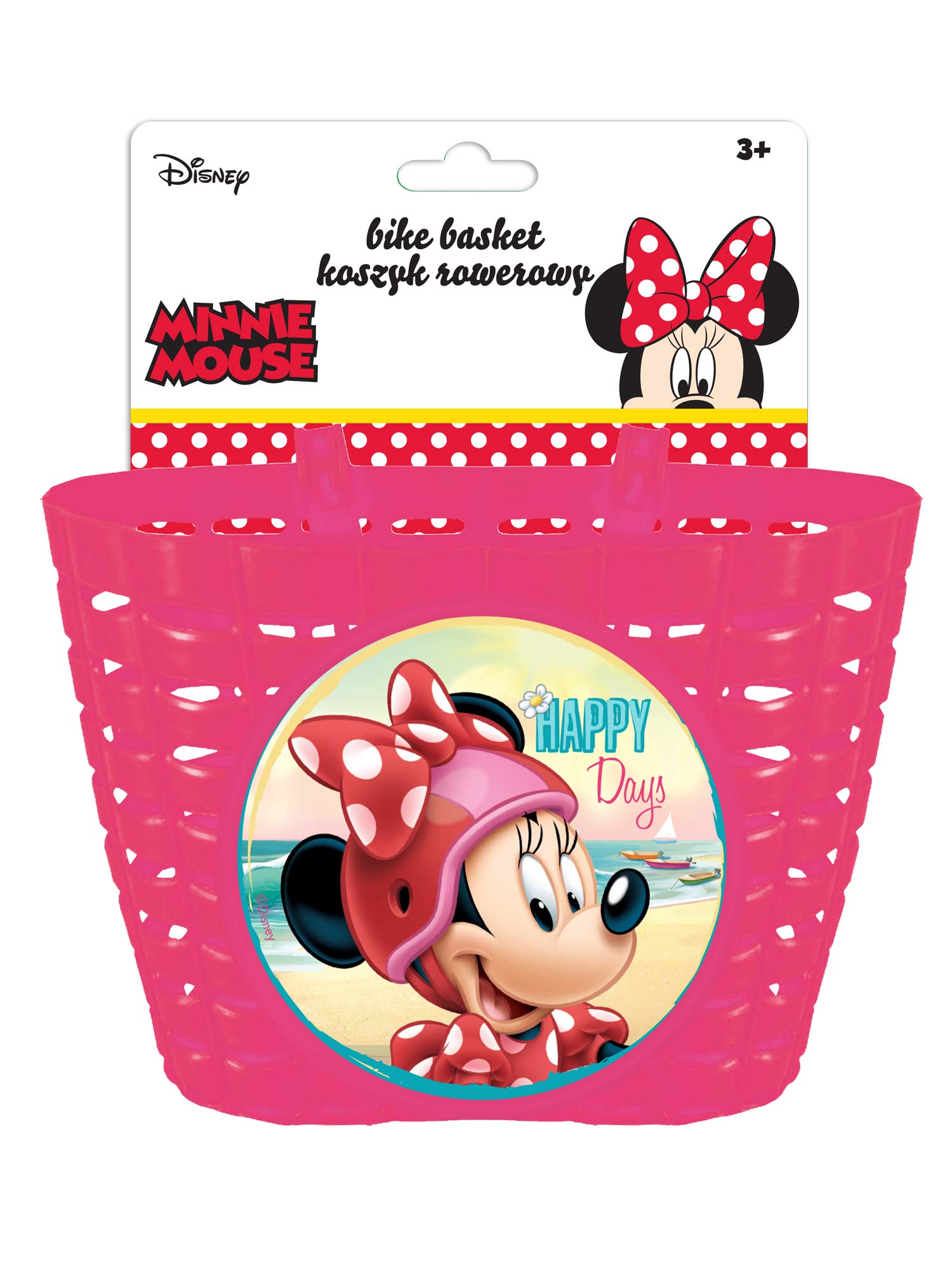 KIDS MOVIE HEROES Кошница за велосипед MINNIE
