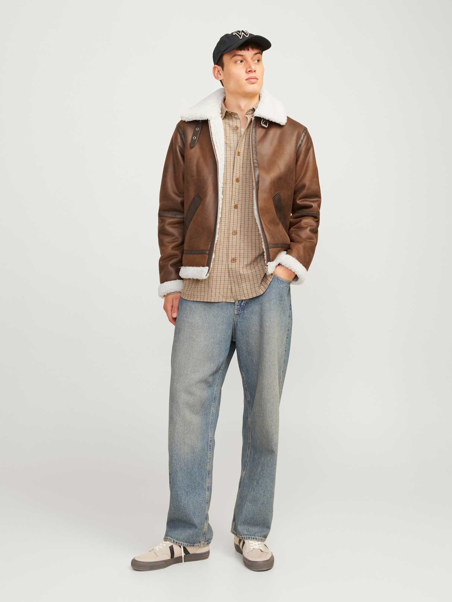 JACK & JONES Яке JORCOLE AVIATOR JACKET