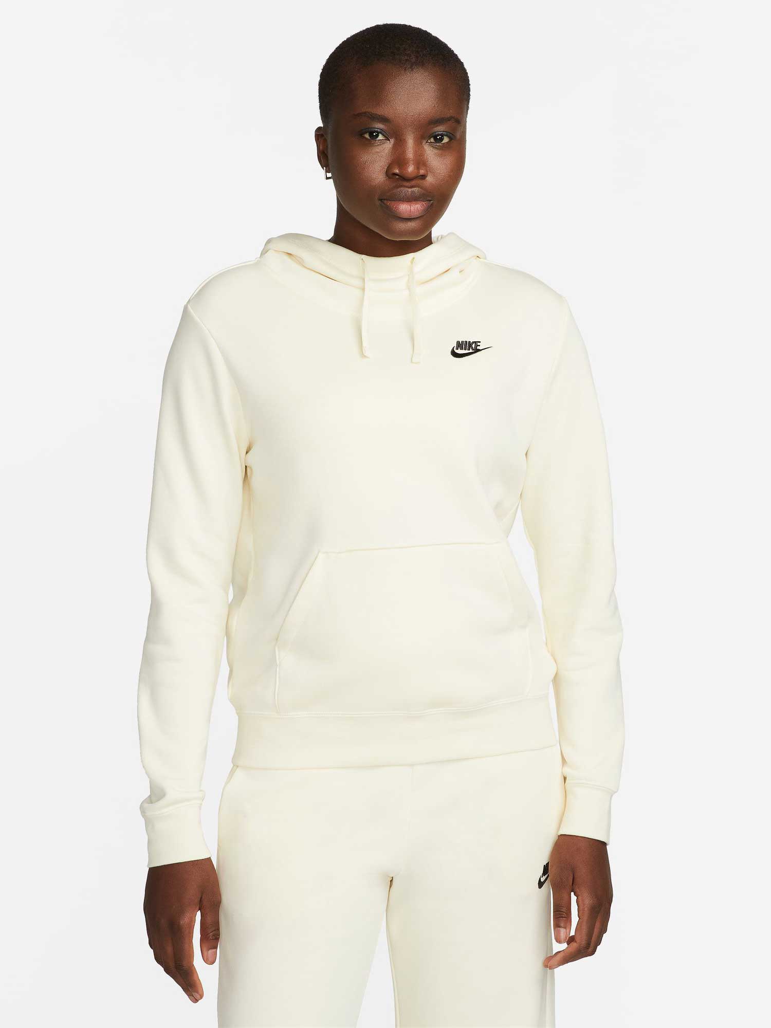 NIKE Суитшърт W CLUB FLC FNL HOODIE STD