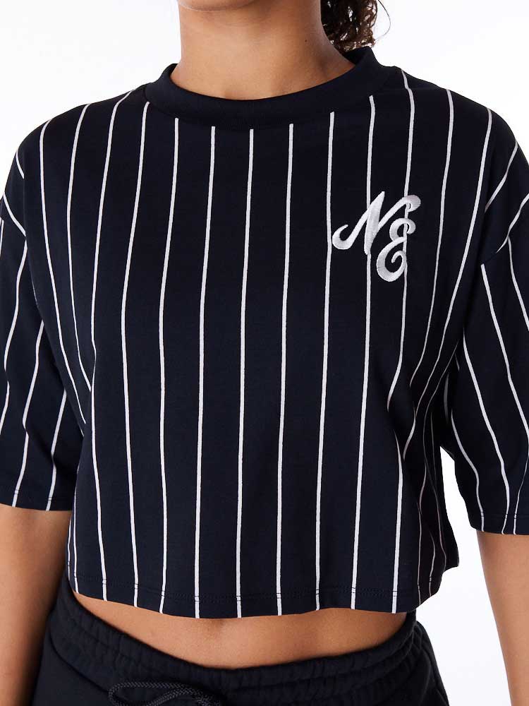 NEW ERA Тениска Z.NE PINSTRIPE CROP TEE