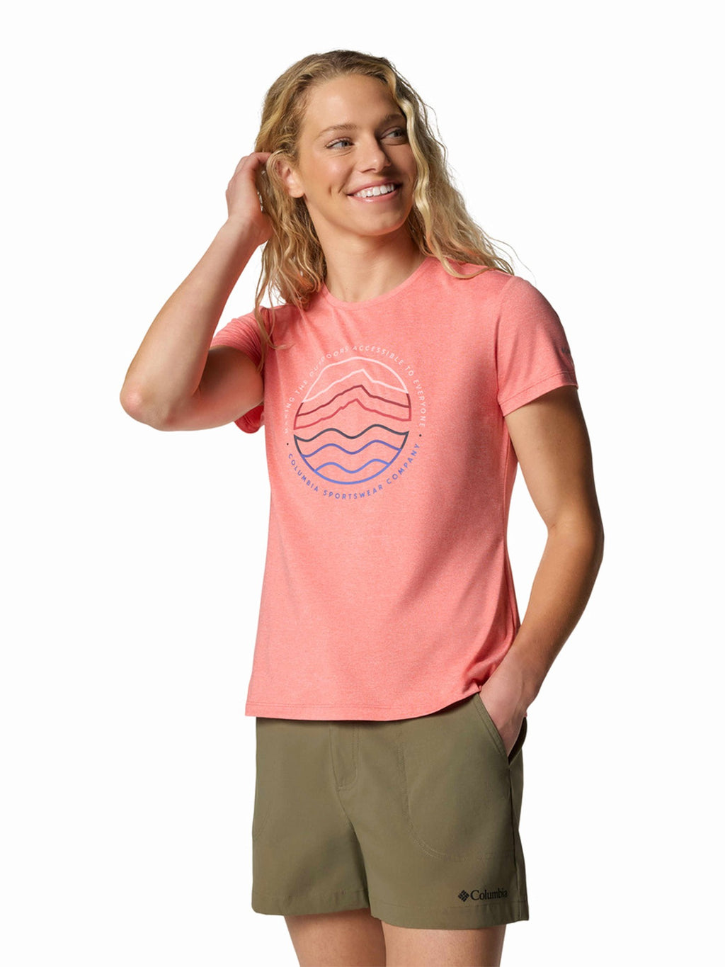 COLUMBIA Тениска Sloan Ridge Graphic SS Tee