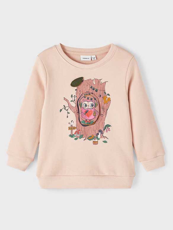 NAME IT Блуза NMFOSARA SWEAT BRU BOX